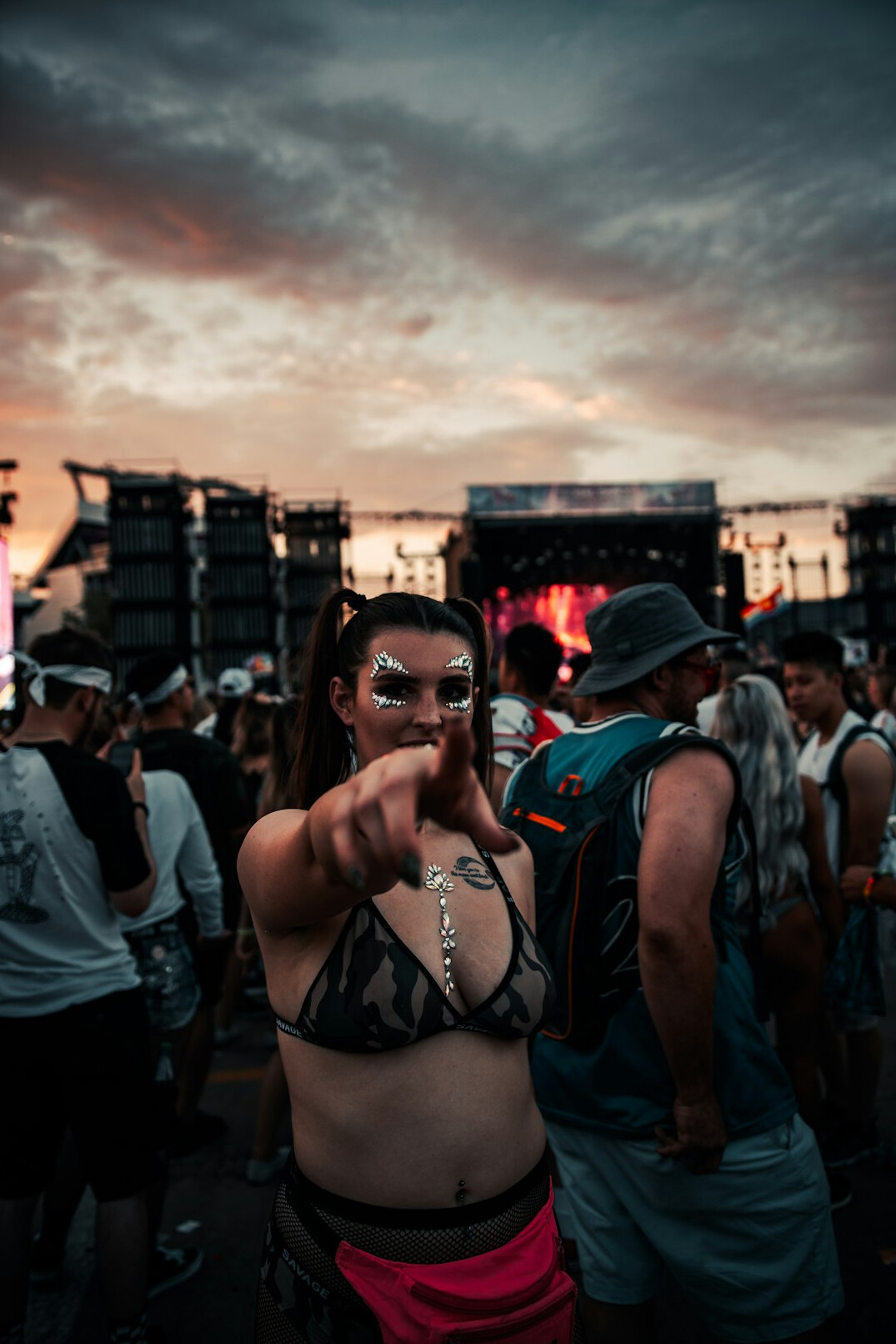 Photographer with camera capturing celebrity event backstage